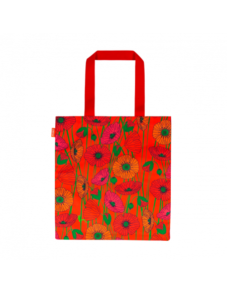 Borsa tote bag 41x37,1cm Coquelicots Pylones | Diamante Rosa