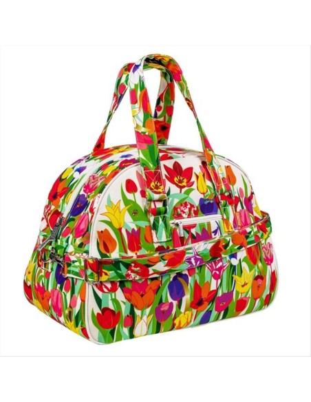 Borsone Weekender 50x30x25cm TULIPES 🌷 – Eleganza e Comfort per il Tu