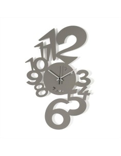 Orologio da Parete LUPIN Fango – Design ArtiEMestieri 40x45 cm Made in