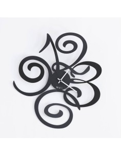 Orologio da Parete LOVE FILOMENA Nero – Design ArtiEMestieri 40x45 cm