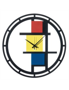 Orologio da Parete MONDRIAN 50 cm – Arti e Mestieri