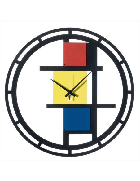 Orologio da Parete MONDRIAN 50 cm – Arti e Mestieri