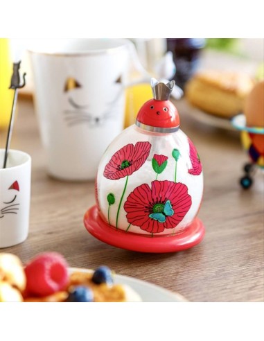 PYLONES Zuccheriera Abu Coquelicots | Diamante Rosa