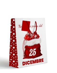 Busta natalizia Non aprire prima del 25 Dicembre 2 mod. assortiti