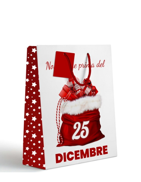 Busta natalizia Non aprire prima del 25 Dicembre 2 mod. assortiti