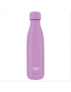 iDRINK Bottiglia Termica 595 ml LILLA in Acciaio Inox 304 
