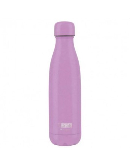 iDRINK Bottiglia Termica 595 ml LILLA in Acciaio Inox 304 