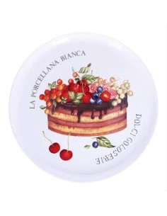 Piatto Torta Porcellana Bianca