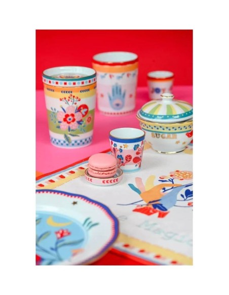 Tazza con piattino e coperchio MELOGRANO Mamma mia 