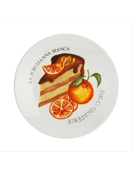 Set 6 piatti da dolce Goloserie 17, 5 cm - Porcellana Bianca