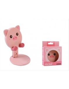 Supporto per Telefono Maialino Piggy iTOTAL – Stand Cute 8x8x13 cm