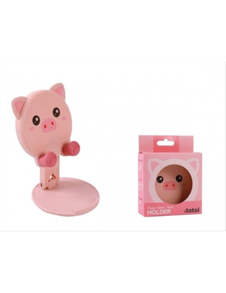Supporto per Telefono Maialino Piggy iTOTAL – Stand Cute 8x8x13 cm