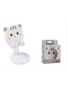 Supporto per Telefono Gatto Bianco iTOTAL – Stand Cute 8x8x13 cm