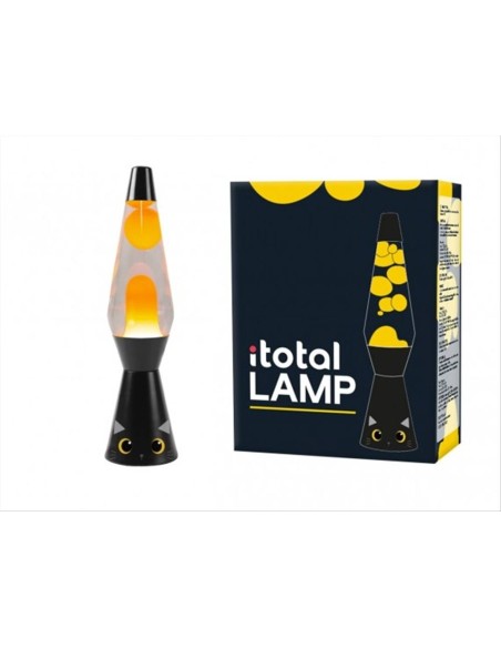 Lampada Lava Spaceship LED Gatto Nero iTOTAL – H40cm