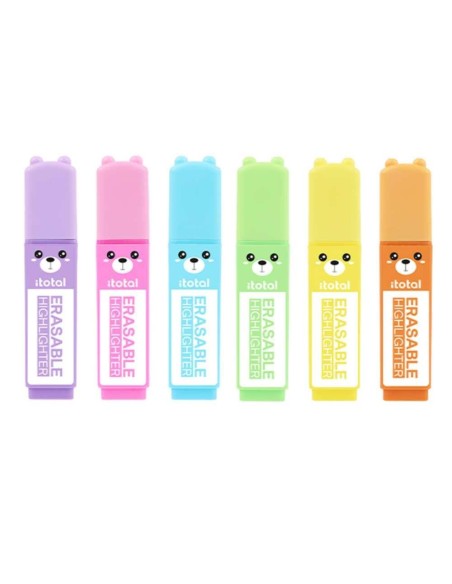 iTOTAL Evidenziatore ORSETTO Macaron 6 colori (1pz)