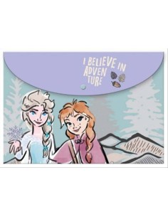 Cartella portadocumenti con bottone A4 FROZEN Adventure