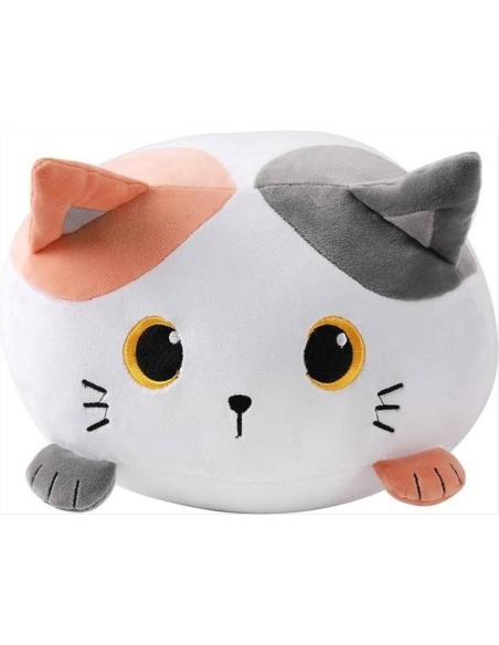 iTOTAL Cuscino Gigante Gatto Arancione – Pouf Morbido 60x70x45 cm