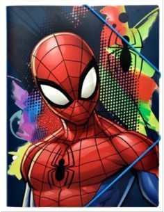 Cartella portadocumenti con elastico A4 SPIDERMAN Splotch