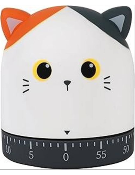 iTOTAL Timer da cucina GATTO ARANCIONE 🐈‍⬛ | Diamante Rosa