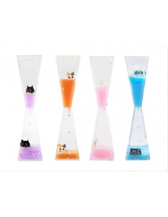 Clessidra con Liquido e Glitter KAWAII – Magia Scintillante per il Tuo