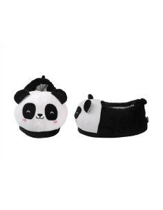 iTOTAL Pantofole Plush Panda – Morbide e Coccolose 19x30x18 cm