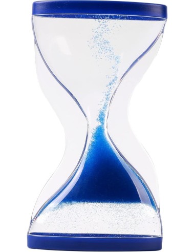 iTOTAL Clessidra timer Sand Up h11,7cm: Nero, Blu, Rosso, Verde