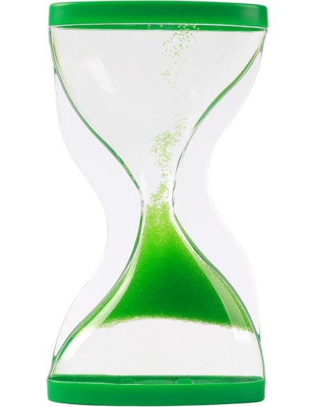 iTOTAL Clessidra timer Sand Up h11,7cm: Nero, Blu, Rosso, Verde