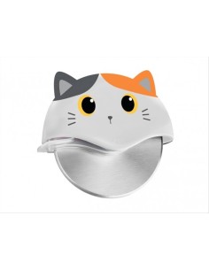 Tagliapizza Gatto Tricolore Arancione iTOTAL – Accessorio Cucina 10x10