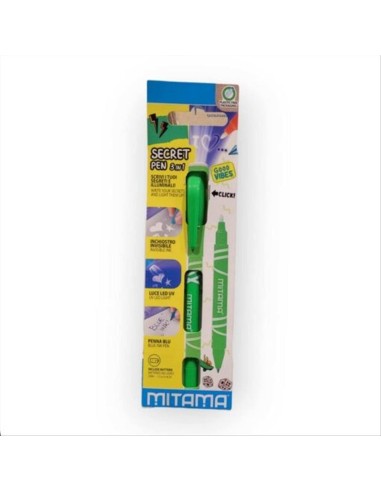 Penna Magica 3 in 1 Mitama con Inchiostro Invisibile e Luce UV – 3 Col
