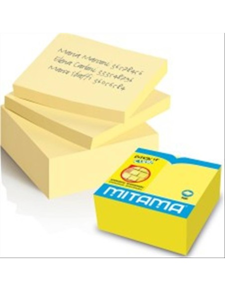 Blocchetto 500 Fogli Adesivi Gialli Stick It Mitama 7,5x7,5cm