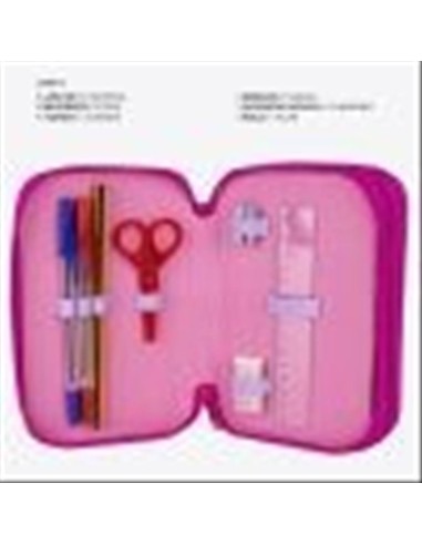 Astuccio 3 Scomparti MINNIE con colori GIOTTO