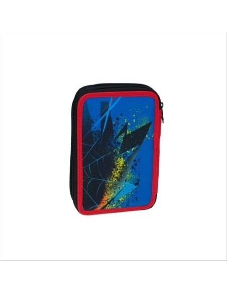 Astuccio 2 scomparti SPIDERMAN Blue con cancelleria