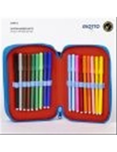 Astuccio 3 Scomparti SPIDERMAN con colori GIOTTO