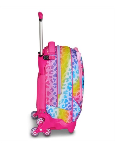 SJ Zaino Trolley Jack 3 ruote - Cat E Air | Diamante Rosa