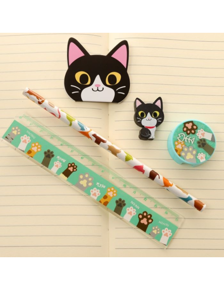 Set per la scuola 5pz GATTO 4 varianti (1pz)