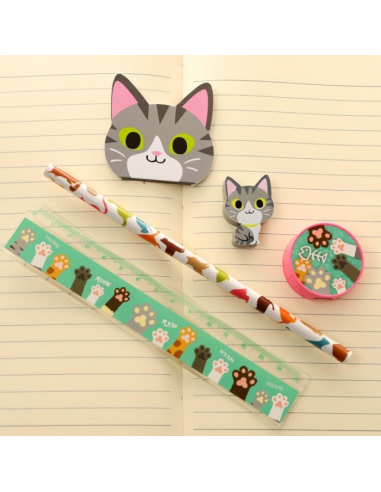 Set per la scuola 5pz GATTO 4 varianti (1pz)