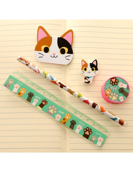 Set per la scuola 5pz GATTO 4 varianti (1pz)