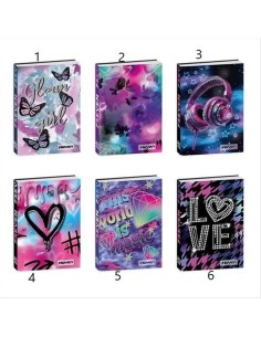 Diario 12 Mesi Pocket Girl 📓💖 | 6 Modelli SEVEN 2025 2026 – Formato 