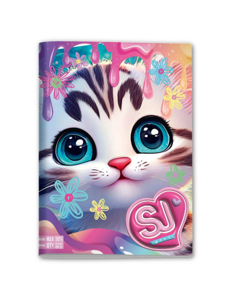 Quaderno A4 Maxi ANIMALI Girls Rigatura A 📘💖 | 96 100f per la Scuola