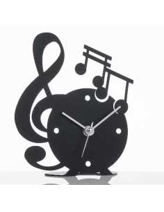 Orologio da tavolo Musica nero Arti e Mestieri | Diamante Rosa