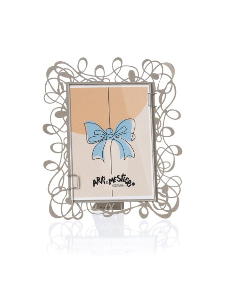 Portafoto Scarabocchio Arti e Mestieri 🖼️ | Bianco o Sabbia – Made in