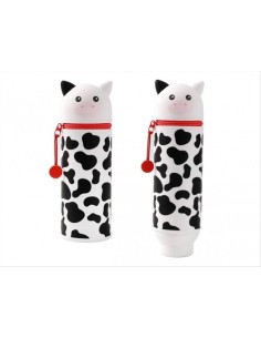 Astuccio in Silicone Mucca iTOTAL – Portapenne Kawaii 6x6x21,5 cm