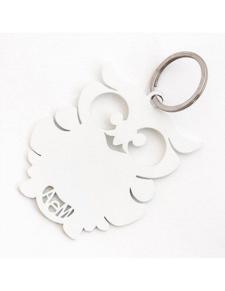 Portachiavi GUFINO Bianco o Beige – Simpatico e Portafortuna | Arti e 