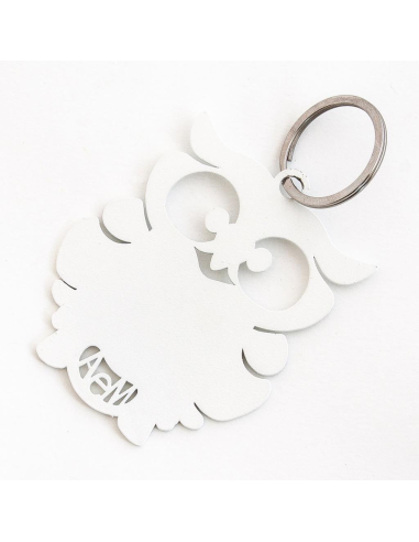 Portachiavi GUFINO Bianco o Beige – Simpatico e Portafortuna | Arti e 