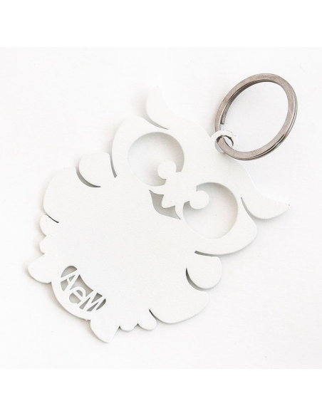 Portachiavi GUFINO Bianco o Beige – Simpatico e Portafortuna | Arti e 