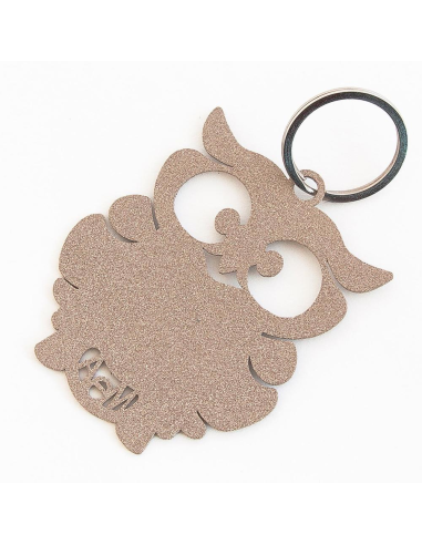 Portachiavi GUFINO Bianco o Beige – Simpatico e Portafortuna | Arti e 