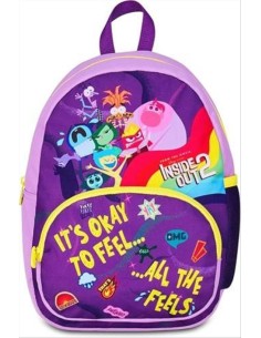 Zaino Seven Inside Out 2 🌈 Small 14L H34cm – Bambina Asilo Scuola | D
