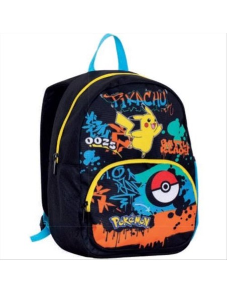 Zaino Pokémon Seven Small ⚡ 14L – H34cm Giallo | Diamante Rosa