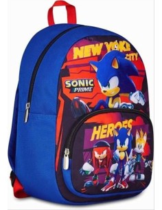 Zaino Sonic Small Seven 💙 14L H34cm – Scuola Asilo | Diamante Rosa 2