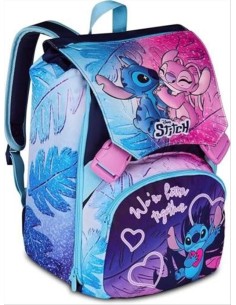 Zaino Stitch Cute E Fluffy Seven Grande 💙 Sdoppiabile 27L | Diamante  2